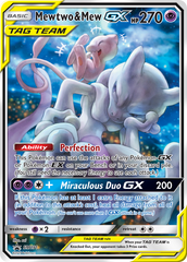 Mewtwo & Mew-GX - SM191 - SM Black Star Promos