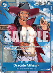 Dracule Mihawk - OP01-070 - Super Rare (Premium Alt Art) - Romance Dawn