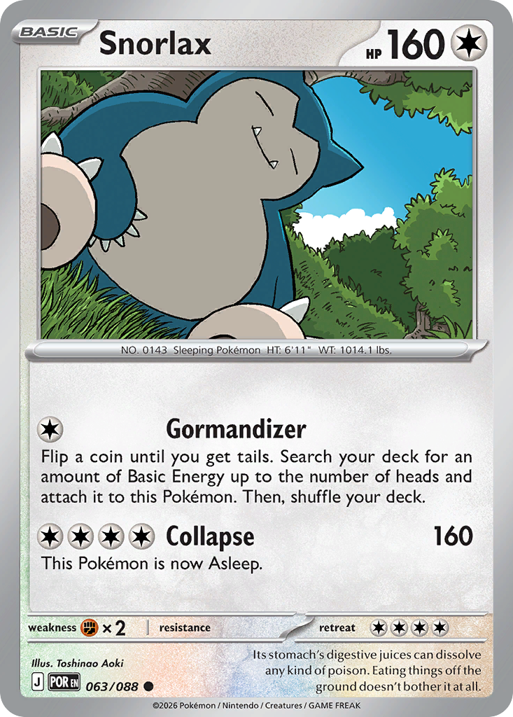 Snorlax - 63/88 - Perfect Order