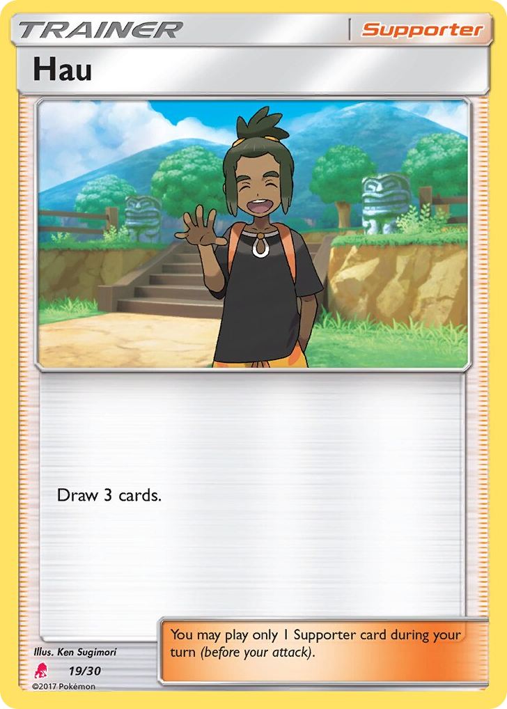 Hau - 19/30 - SM Trainer Kit Lycanroc