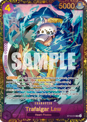Trafalgar Law - ST10-010 - Super Rare (Prize Card Alt Art) - Ultra Deck: The Three Captains