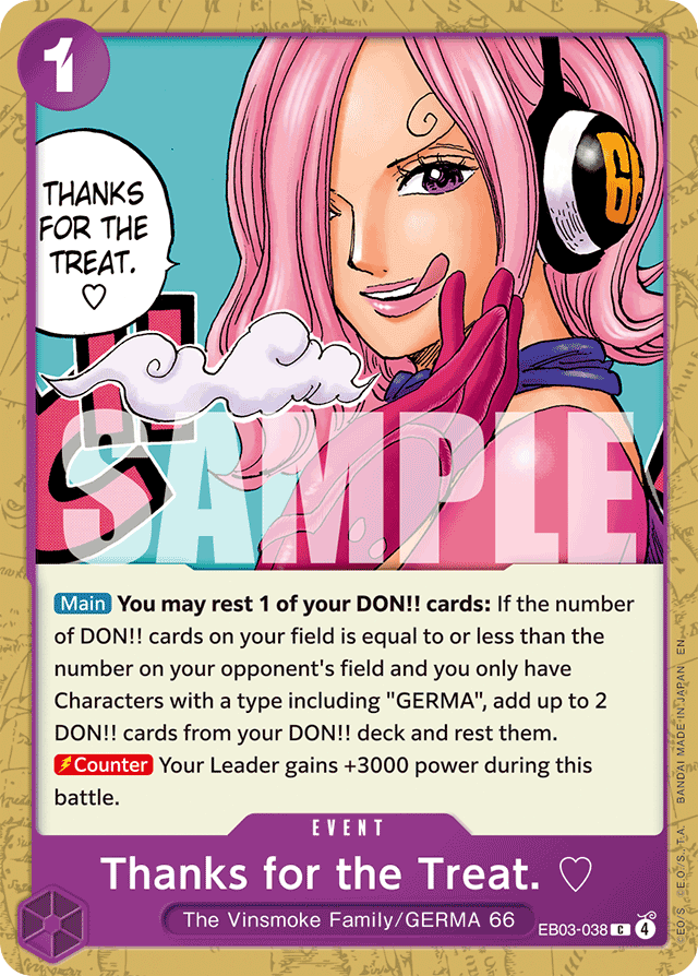 Thanks for the Treat. ♡ - EB03-038 - Common - Heroines Edition