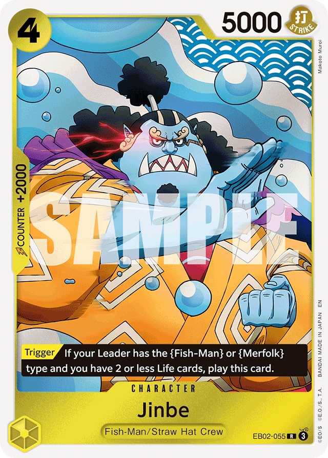 Jinbe - EB02-055 - Rare - Anime 25th Collection