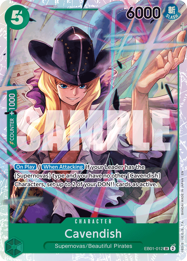 Cavendish - EB01-012 - Super Rare (Reprint) - Memorial Collection