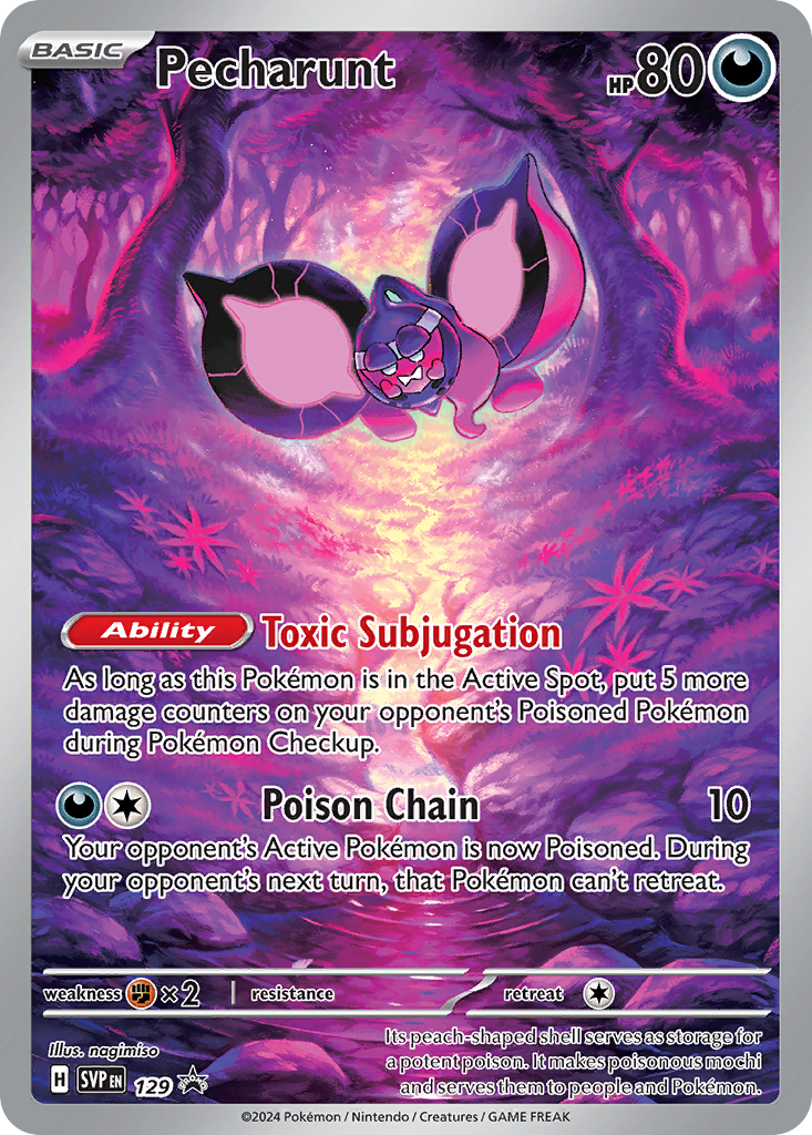 Pecharunt - 129 - Scarlet & Violet Black Star Promos