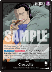 Crocodile - OP14-079 - Leader - The Azure Sea's Seven