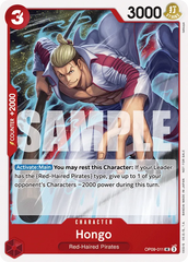 Hongo - OP09-011 - Uncommon (Tournament Pack Vol2Alt Art) - Emperors In The New World