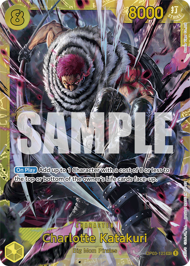 Charlotte Katakuri - OP03-123 - Secret Rare (Reprint) - Pillars of Strength
