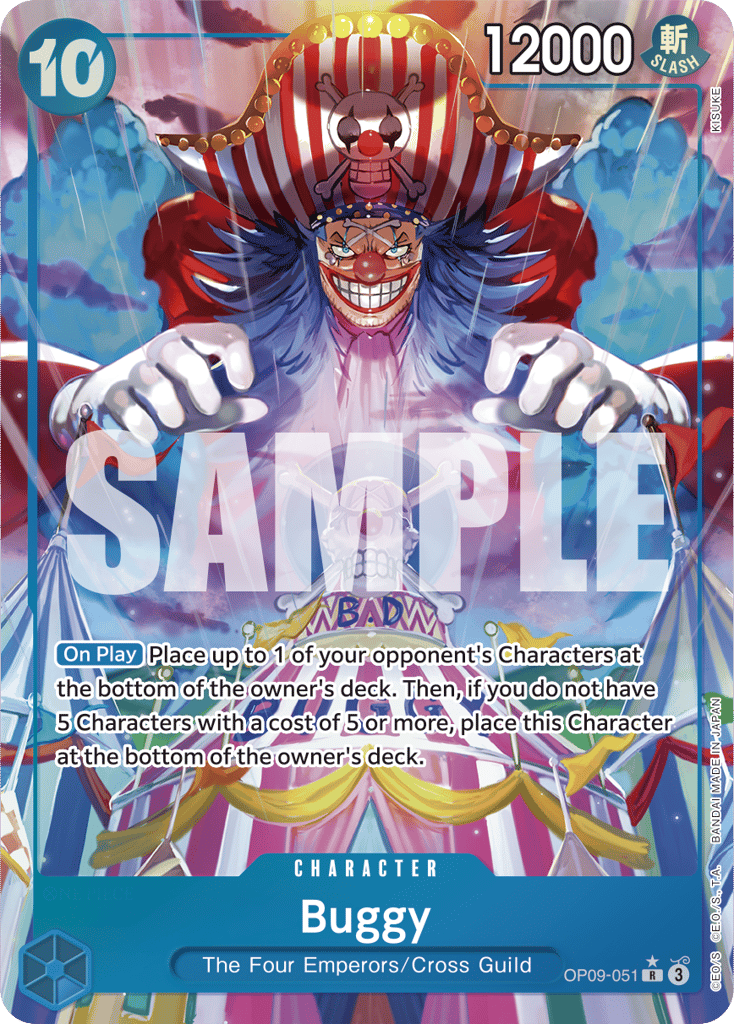 Buggy - OP09-051 - Rare (Alternate Art) - Emperors In The New World