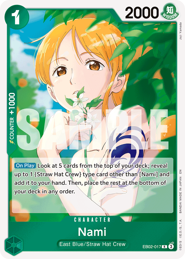 Nami - EB02-017 - Rare - Anime 25th Collection