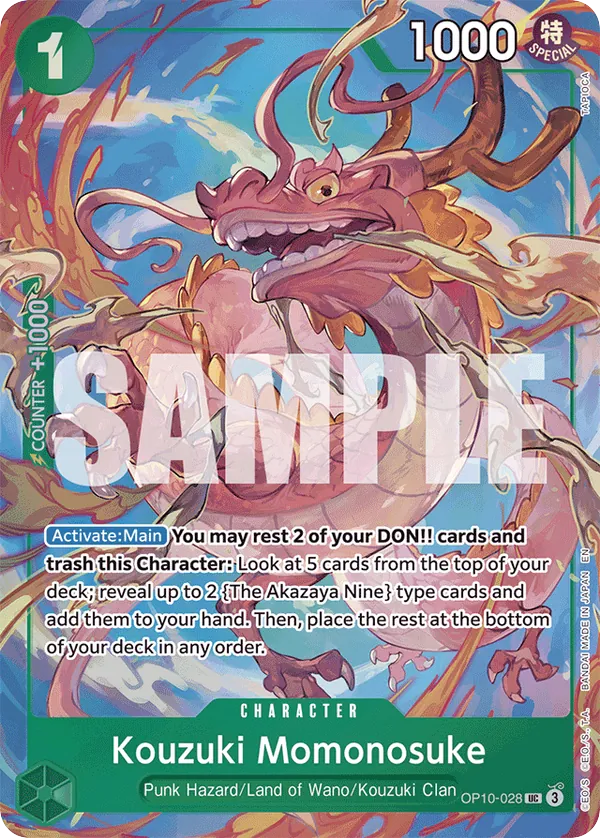 Kouzuki Momonosuke - OP10-028 - Uncommon (Best Selection Vol4Alt Art) - Royal Blood