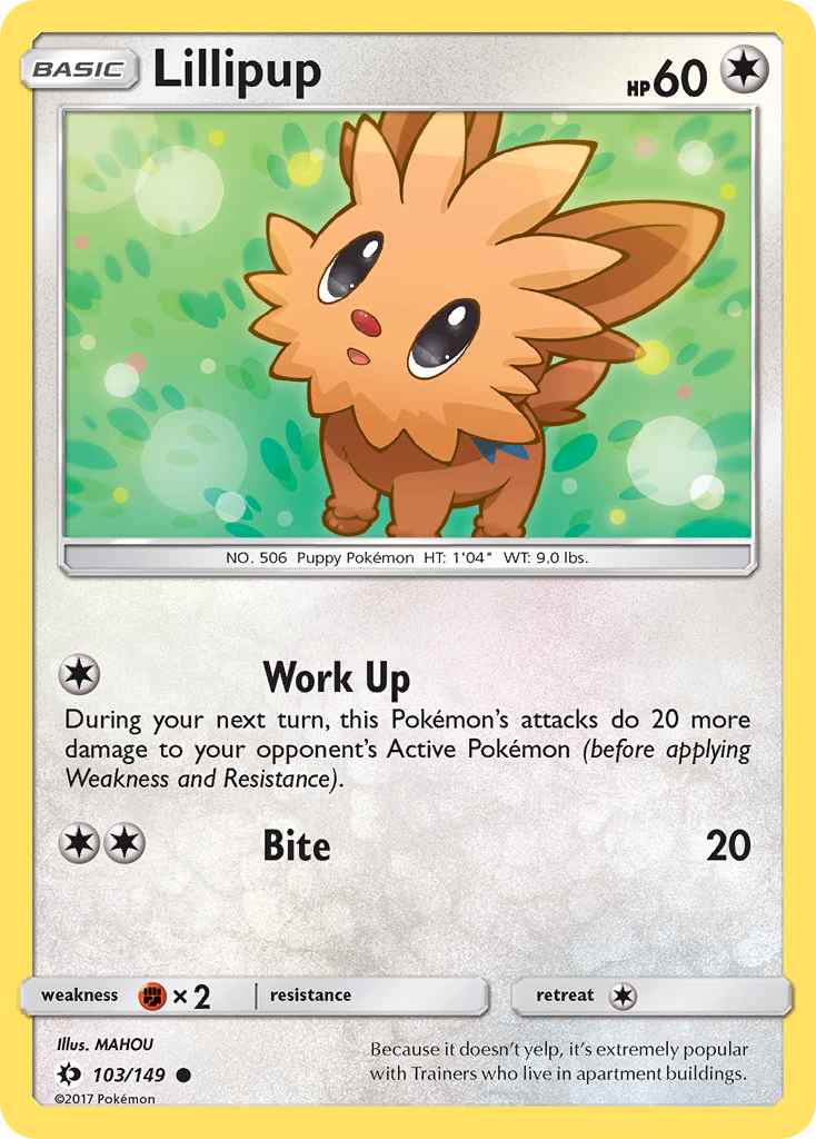 Lillipup - 103/149 - Sun & Moon