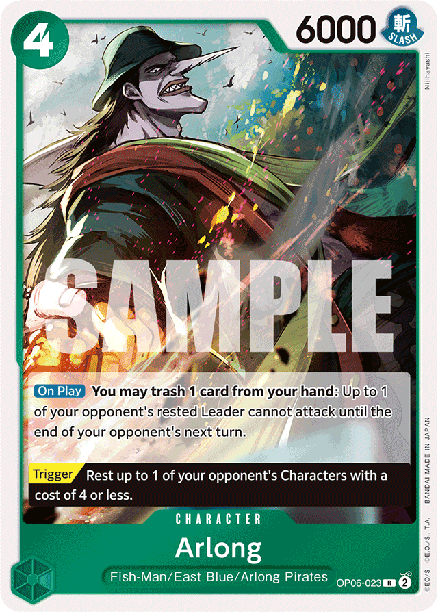 Arlong - OP06-023 - Rare - Wings of the Captain