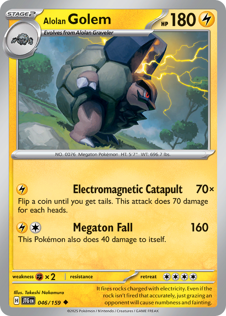 Alolan Golem - 046/159 - Journey Together