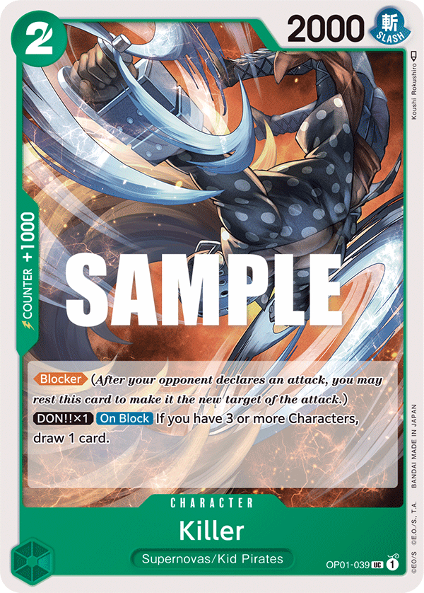Killer - OP01-039 - Uncommon - Romance Dawn