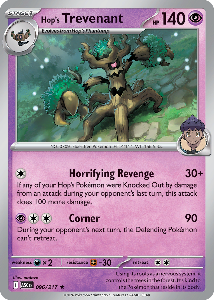 Hop's Trevenant - 096/217 - Ascended Heroes