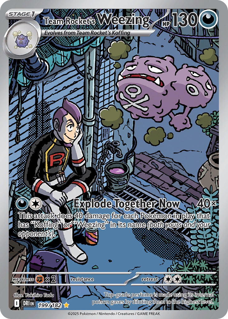 Team Rocket's Weezing - 199/182 - Destined Rivals