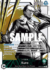 Kuro - OP03-021 - Leader (Alternate Art) - Pillars of Strength