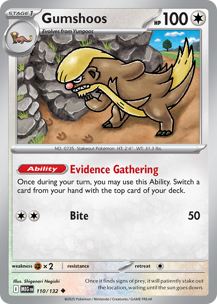 Gumshoos - 110/132 - Mega Evolution