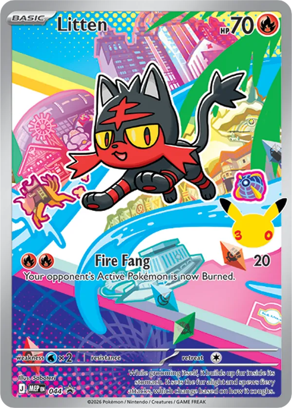 Litten - 044 - Mega Evolution Black Star Promos