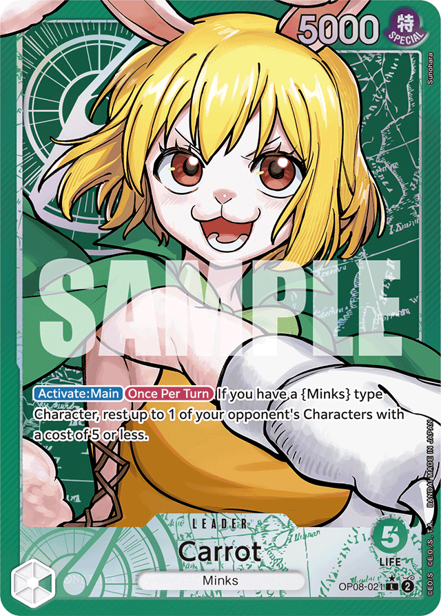 Carrot - OP08-021 - Leader (Alternate Art) - Two Legends