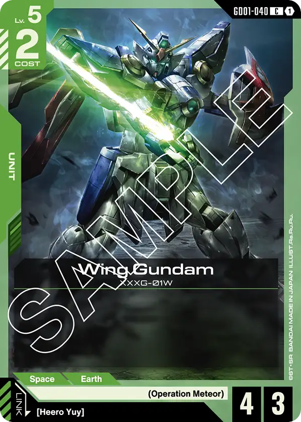 Wing Gundam - GD01-040 - Common - Newtype Rising
