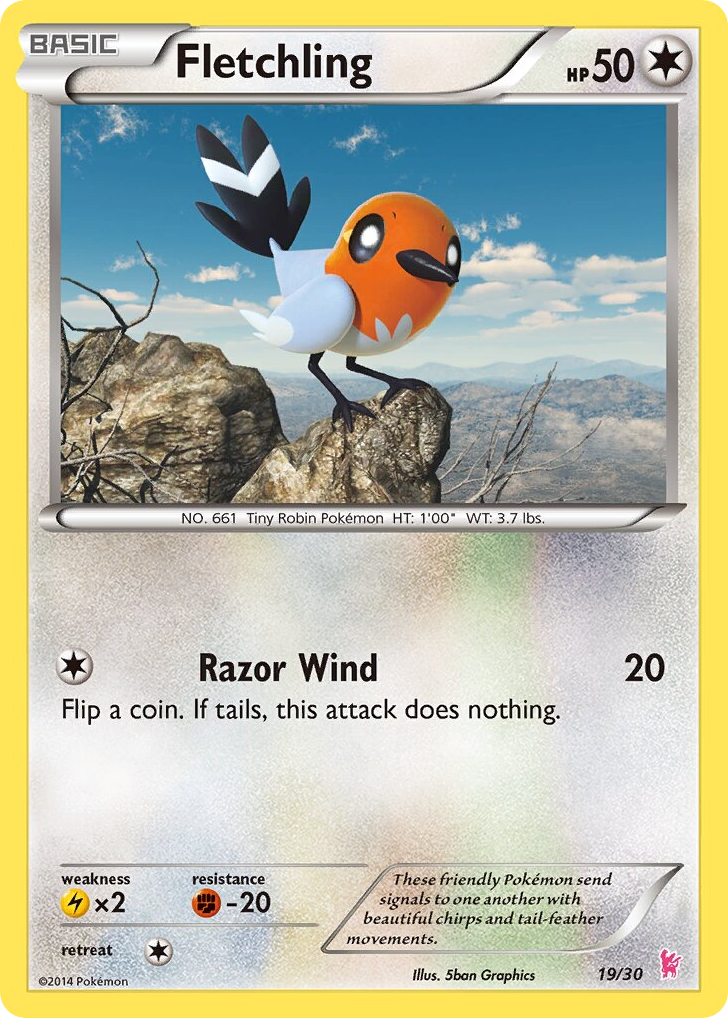 Fletchling - 19/30 - XY Trainer Kit Sylveon
