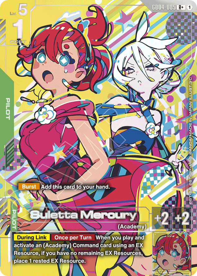 Suletta Mercury - GD04-085 - Rare (Alternate Art) - Phantom Aria