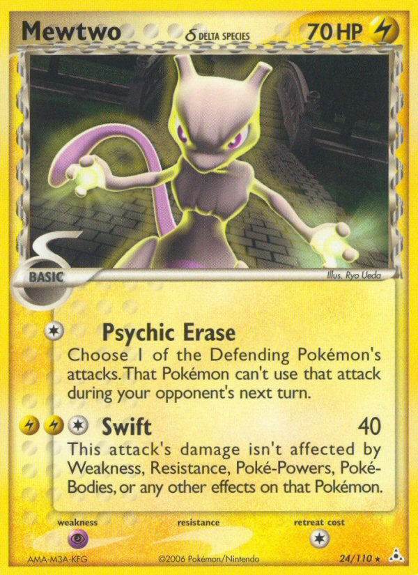 Mewtwo δ - 024/110 - Holon Phantoms