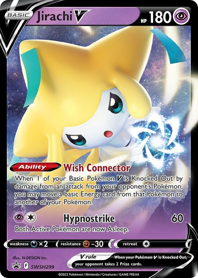 Jirachi V - SWSH299 - SWSH Black Star Promos