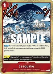 Seaquake - OP02-021 - Rare - Paramount War