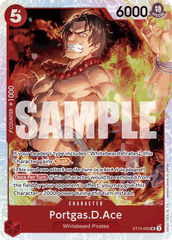 Portgas.D.Ace - ST15-005 - Super Rare - RED Edward.Newgate