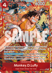 Monkey.D.Luffy - OP16-015 - Super Rare (Alternate Art) - The Time Of Battle