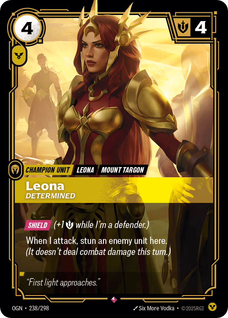 Leona, Determined - 238/298 - Rare - Origins