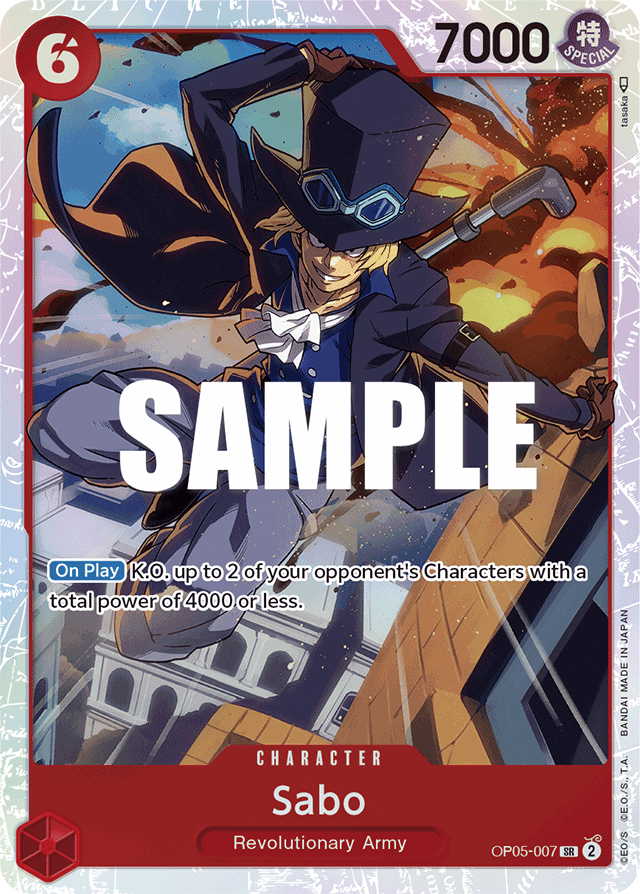 Sabo - OP05-007 - Super Rare - Awakening of the New Era