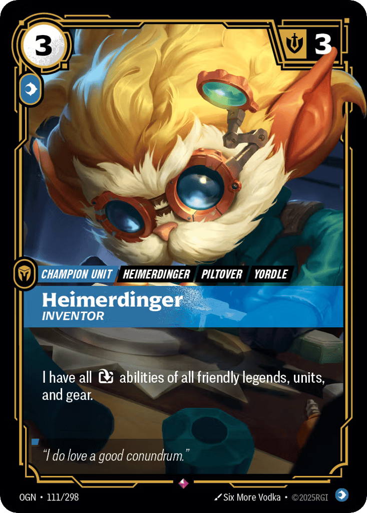 Heimerdinger, Inventor - 111/298 - Rare - Origins