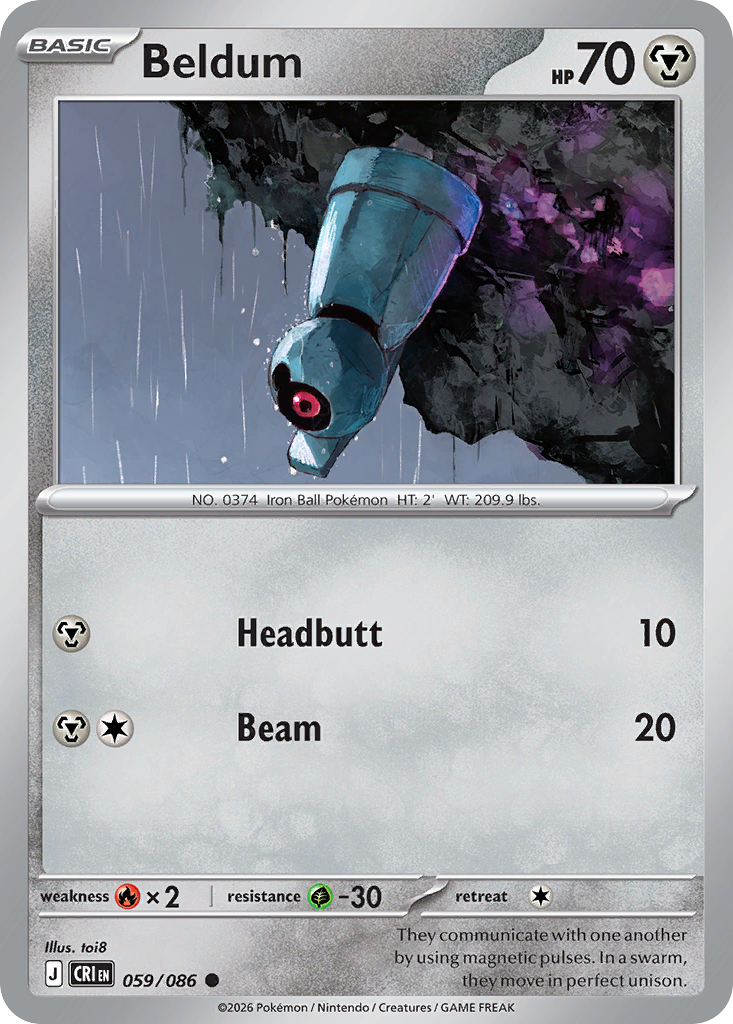 Beldum - 59/86 - Chaos Rising