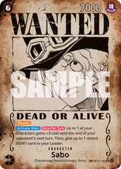 Sabo - OP13-120 - Secret Rare (Wanted Poster) - Carrying On His Will