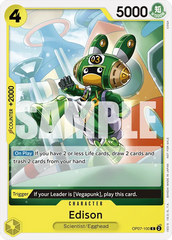 Edison - OP07-100 - Common (Tournament Pack Alt Art) - 500 Years In The Future