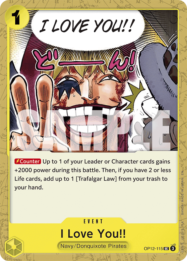 I Love You!! - OP12-115 - Uncommon - Legacy of the Master