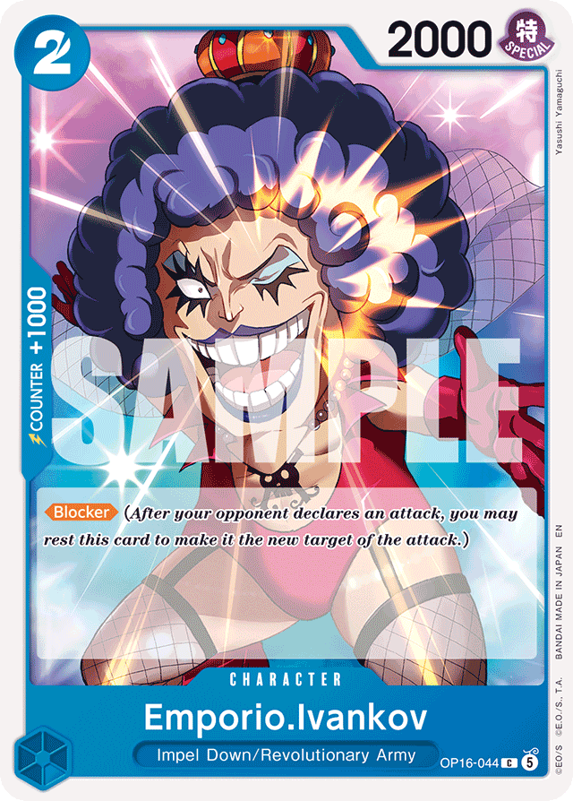 Emporio.Ivankov - OP16-044 - Common - The Time Of Battle