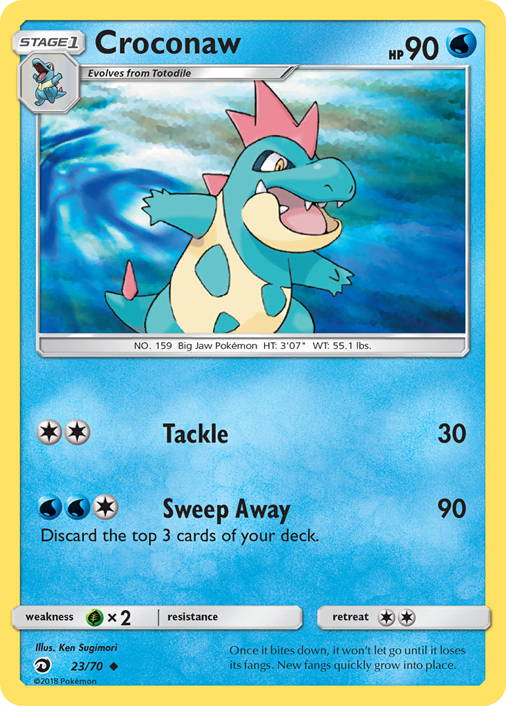 Croconaw - 23/70 - Dragon Majesty
