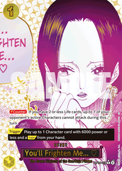 You'll Frighten Me... ♡ - OP14-118 - Rare (Alternate Art) - The Azure Sea's Seven