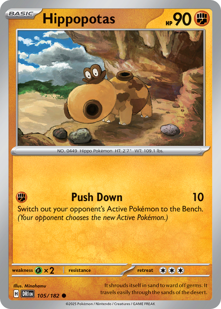 Hippopotas - 105/182 - Destined Rivals