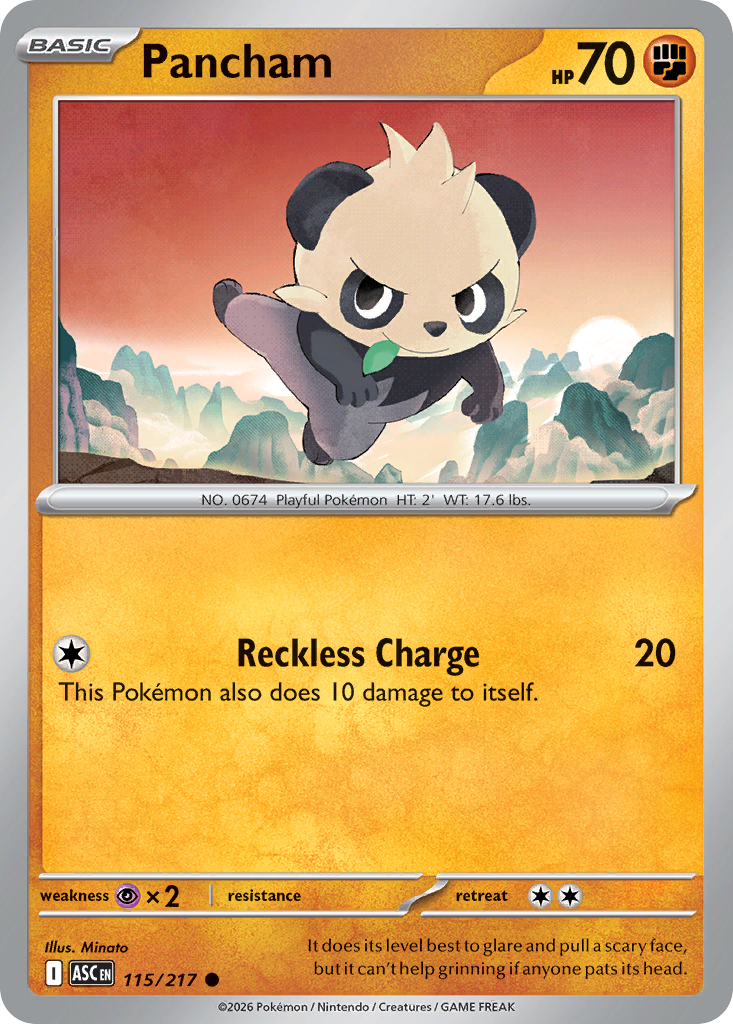 Pancham - 115/217 - Ascended Heroes