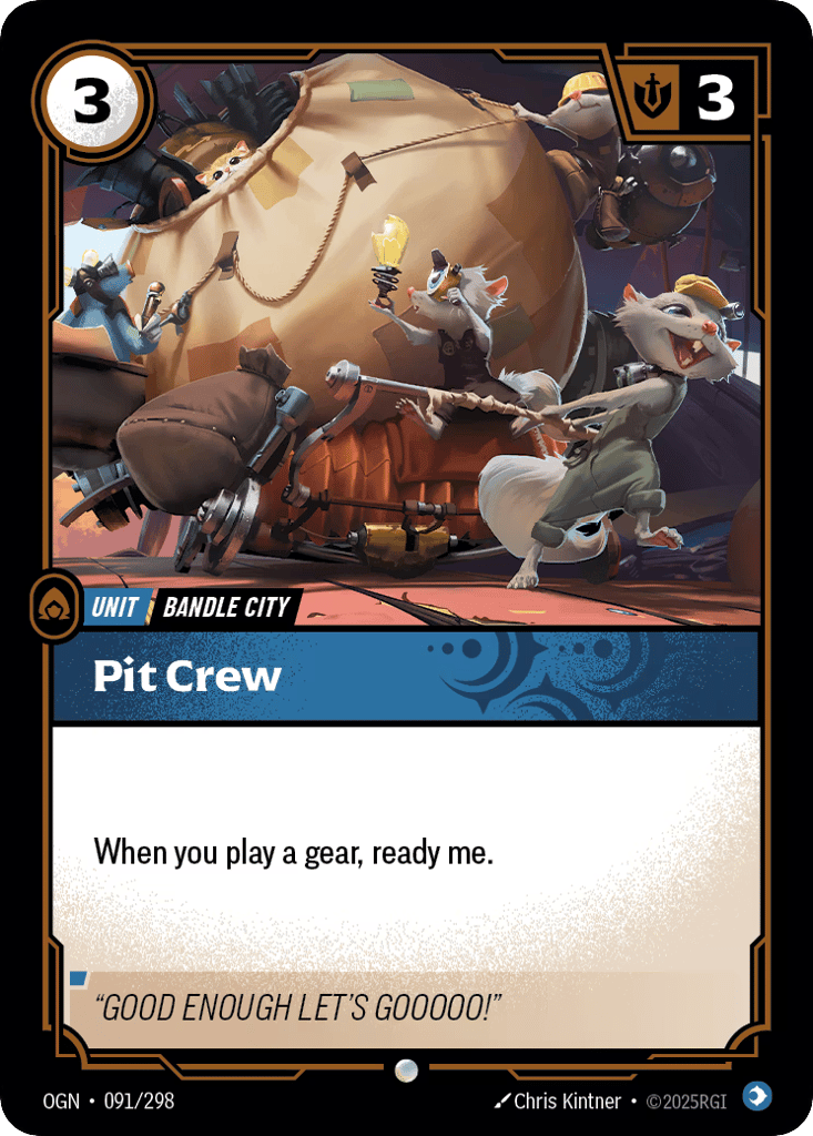 Pit Crew - 091/298 - Common - Origins