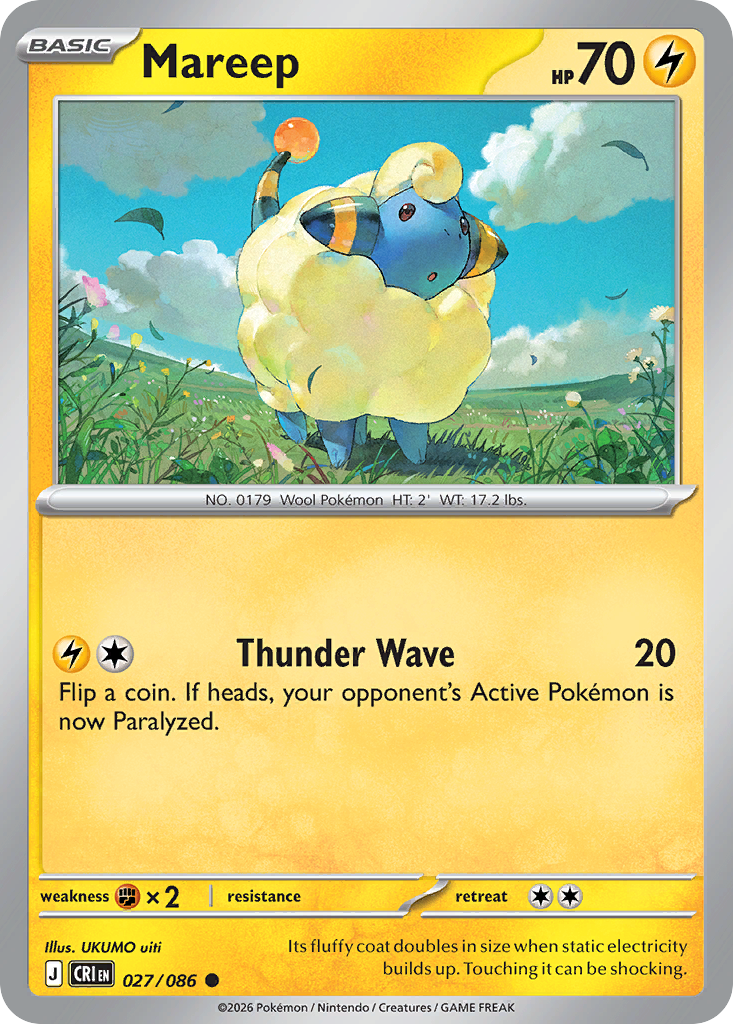 Mareep - 27/86 - Chaos Rising