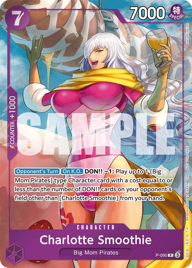 Charlotte Smoothie - P-090 - Promo - Promos