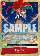 Fire Fist - OP05-019 - Rare (Best Selection Vol2Alt Art) - Awakening of the New Era