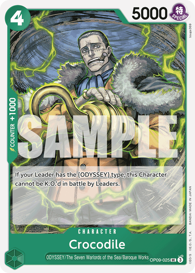 Crocodile - OP09-025 - Uncommon - Emperors In The New World